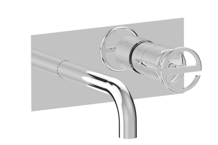 ELECTA Parti ext Miscelatore lavabo da parete s/pias